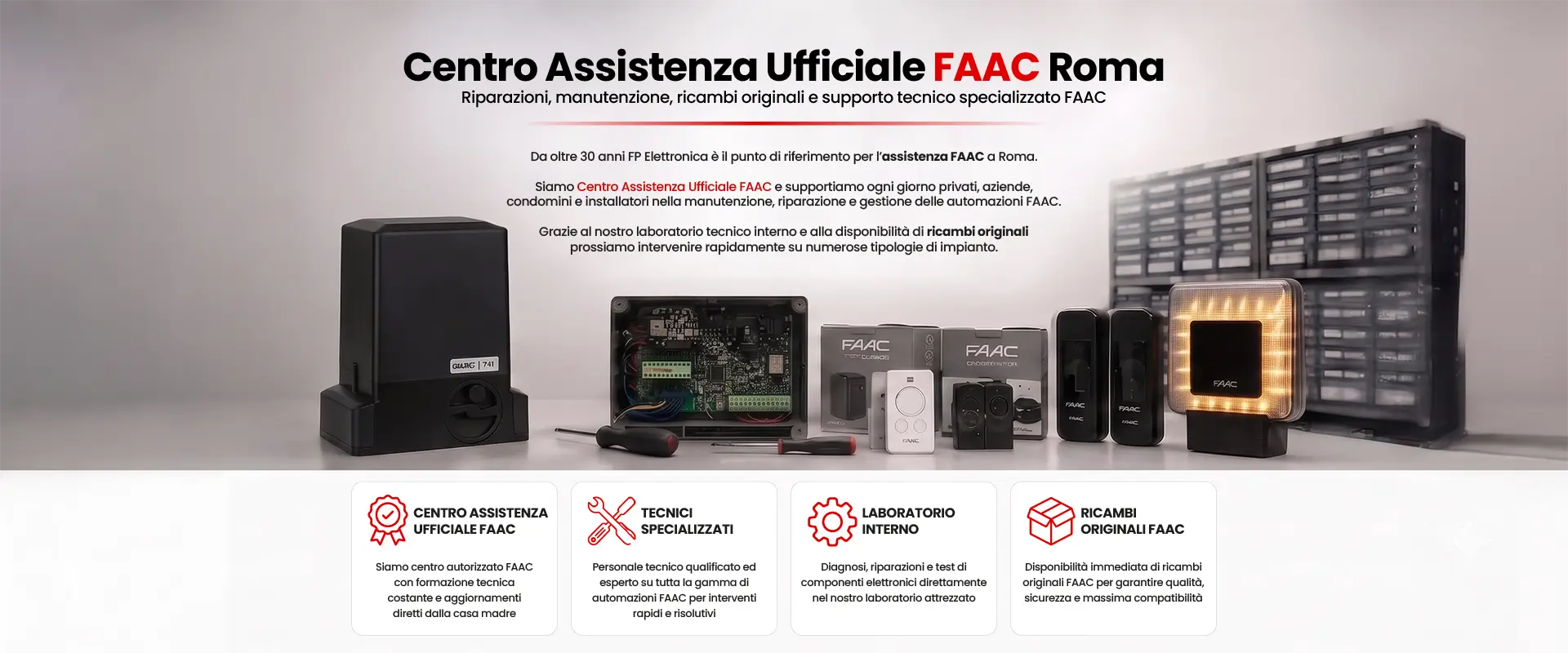 Assistenza faac
